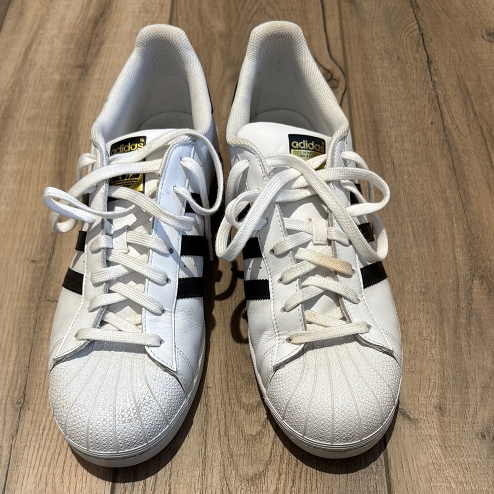 adidas White and Black Sneakers